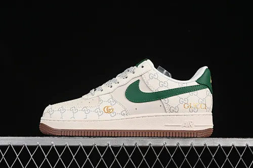 All categories Nk Air Force 1 Air Force series Nk Air Force 1 Low Air Force low-top Nike Air Force 1'07 Low Gucci co-branded brown bottom green hook Air Force 1 low-top casual sneakers JJ2508-711